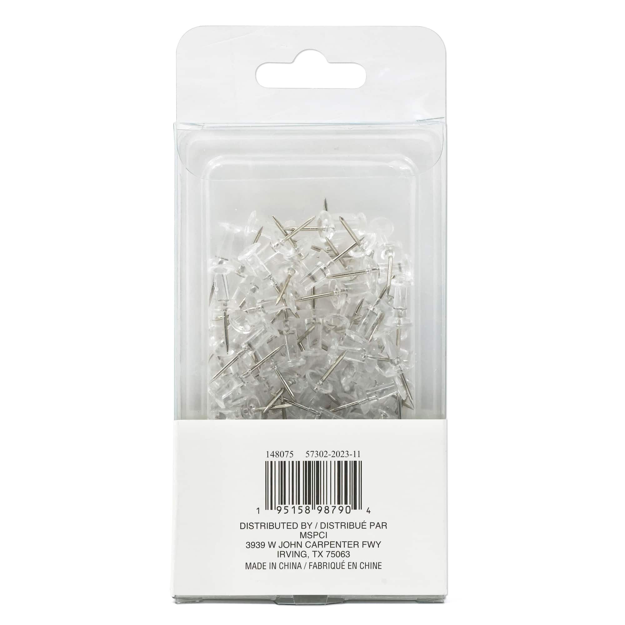 Clear Pushpins by B2C®, 100ct.